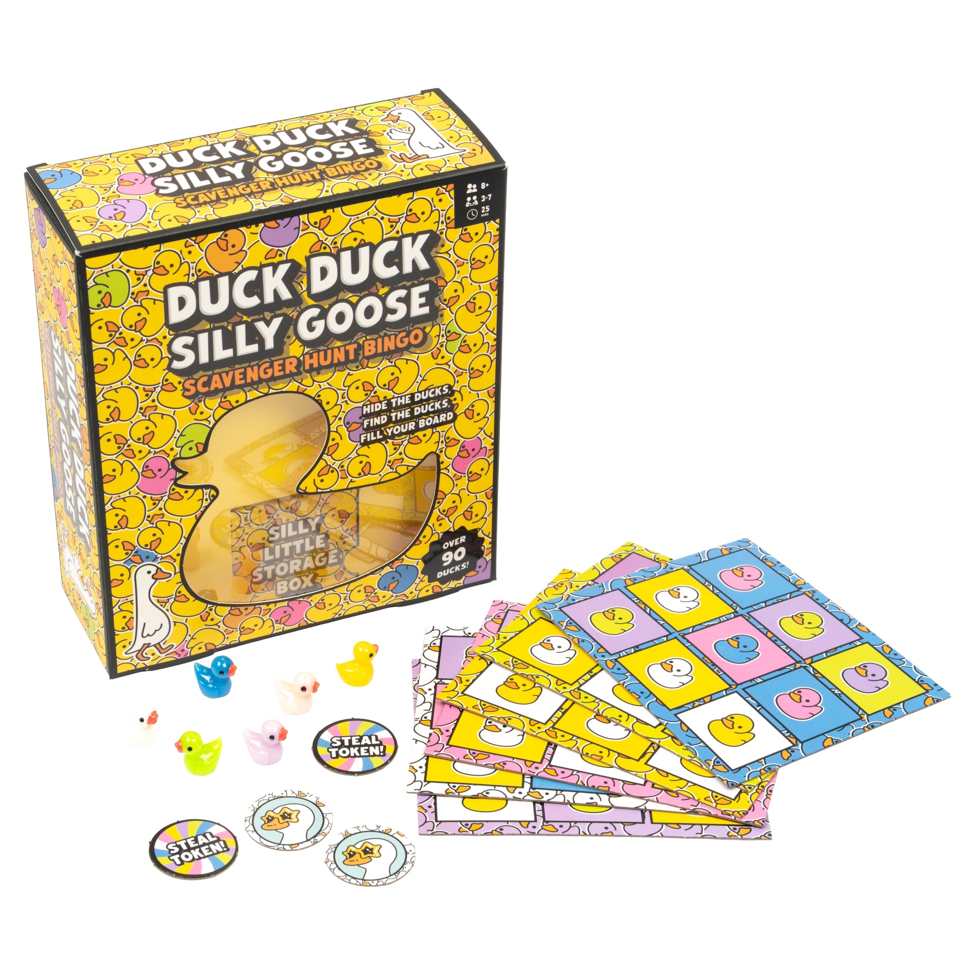 Duck Duck Silly Goose Bingo Scavenger Hunt Game