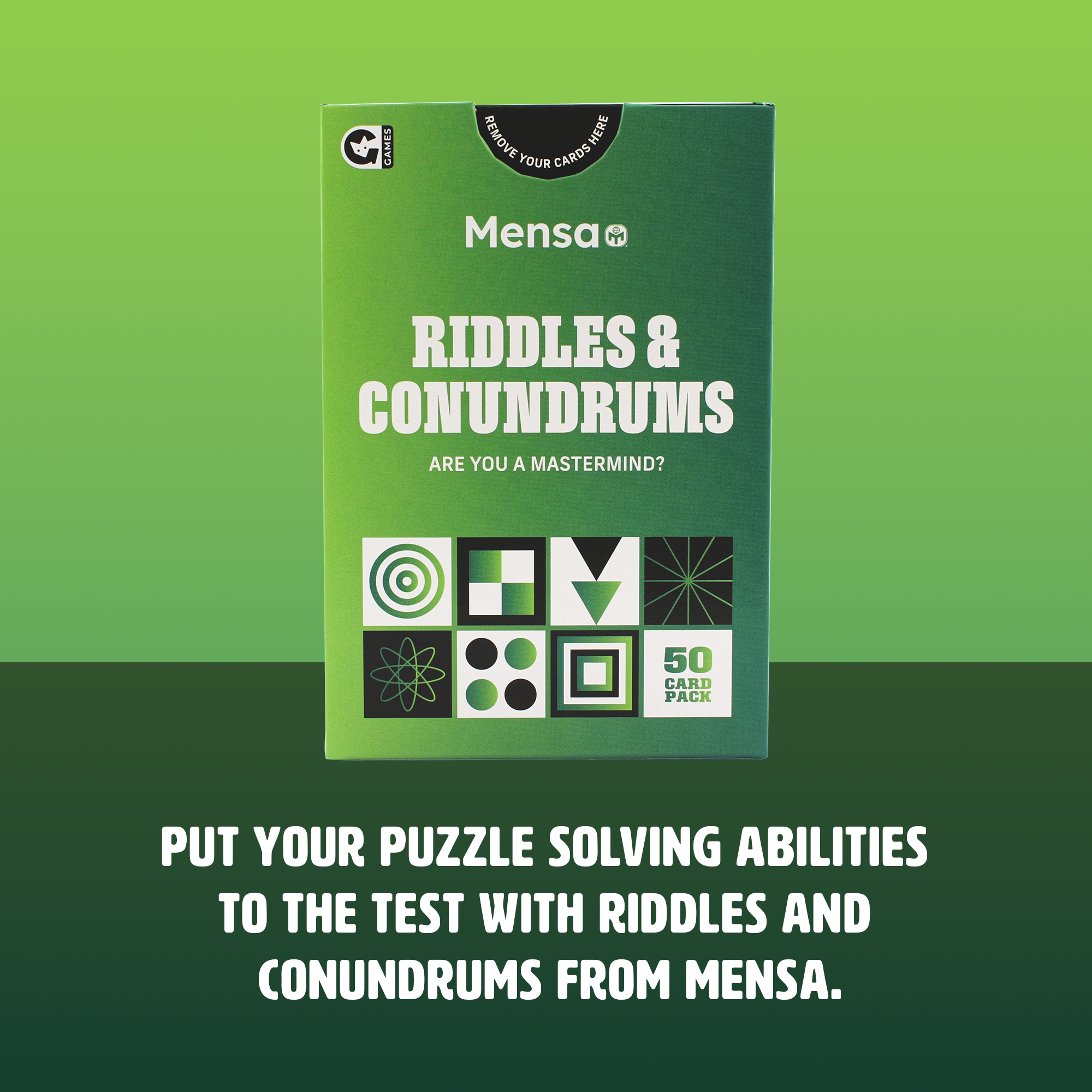 Mensa Riddles & Conundrums Card Game