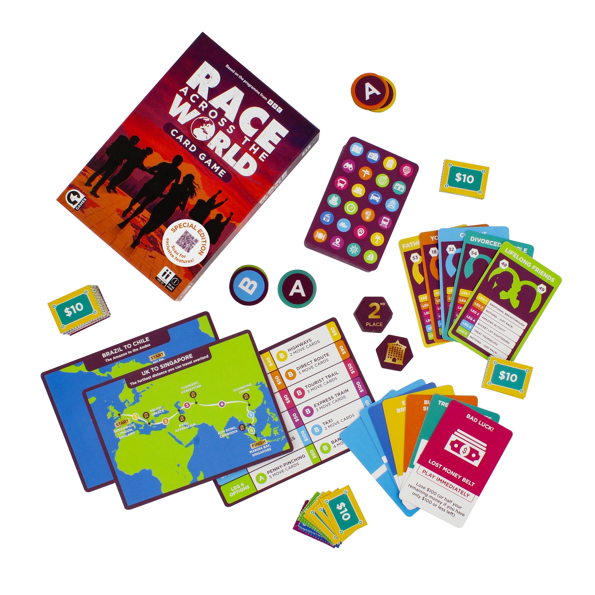 Race Across The World Card Game