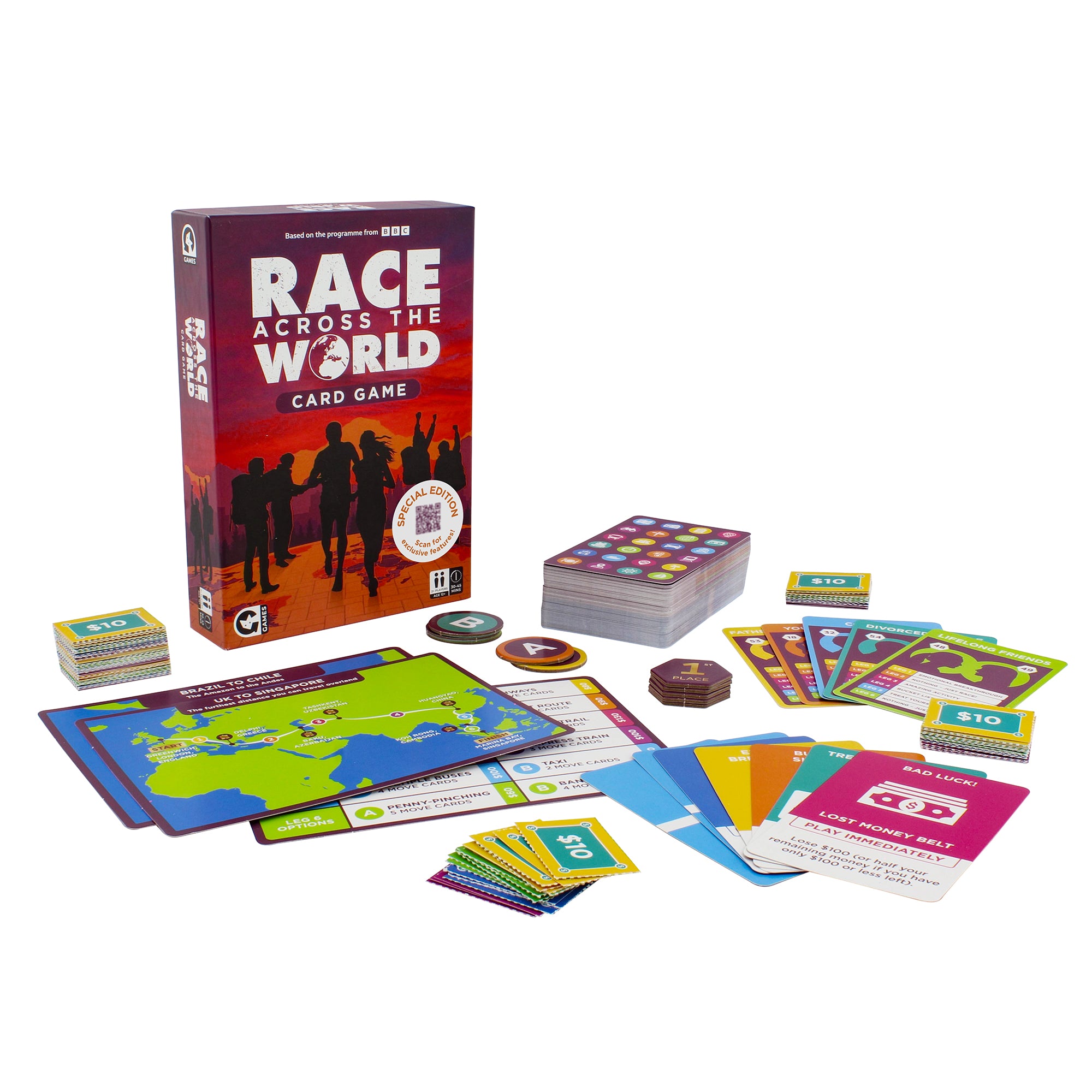 Race Across The World Card Game