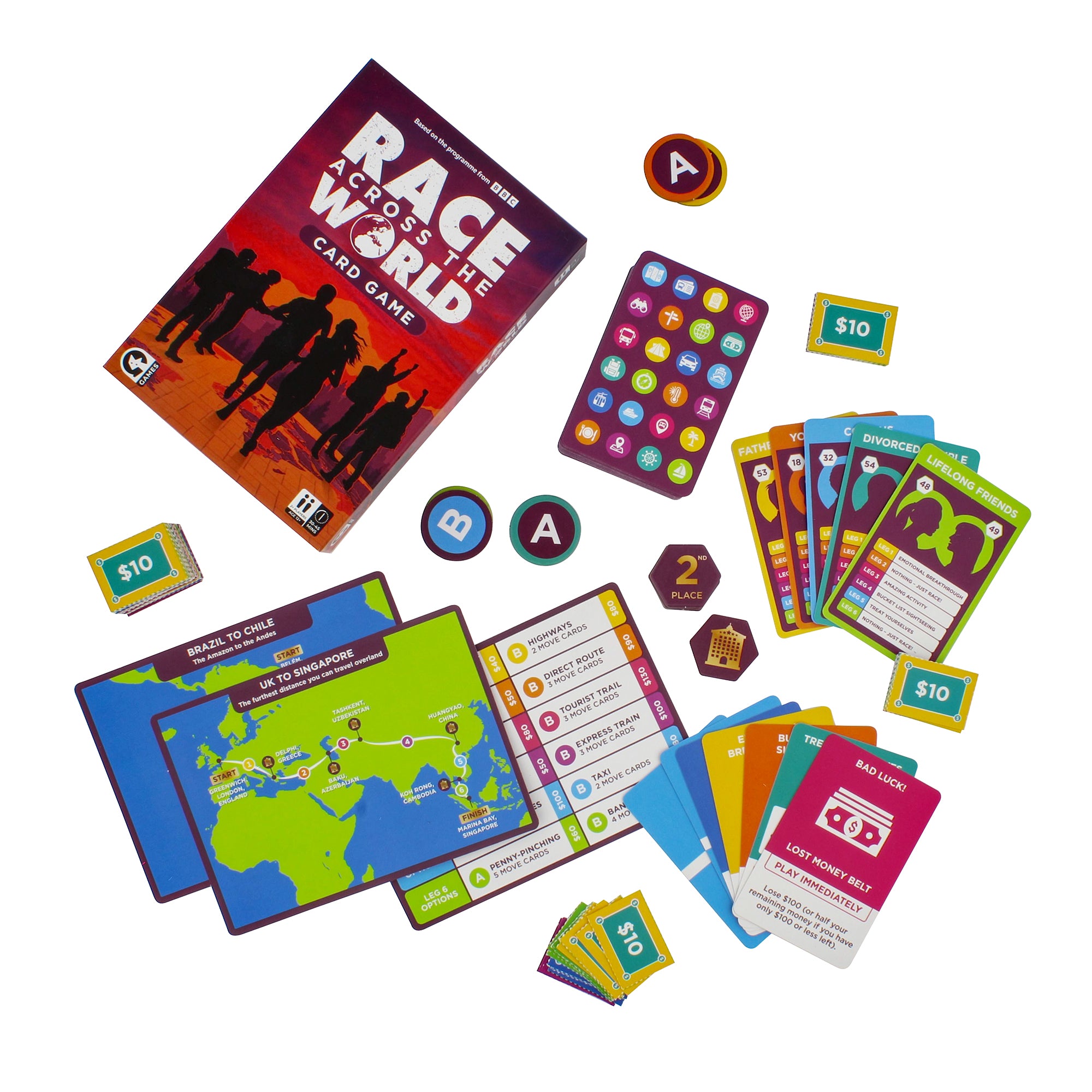 Race Across The World Card Game