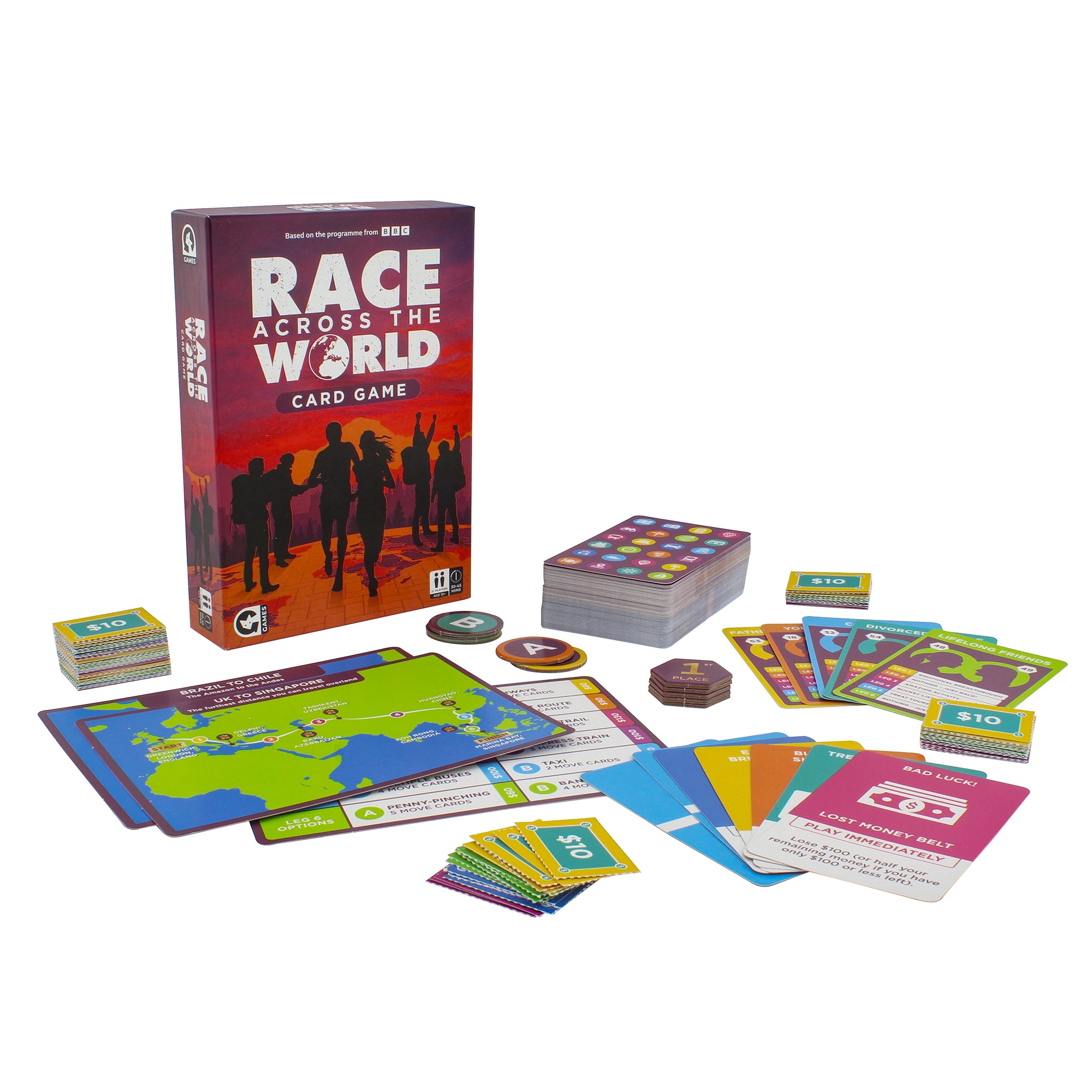 Race Across The World Card Game