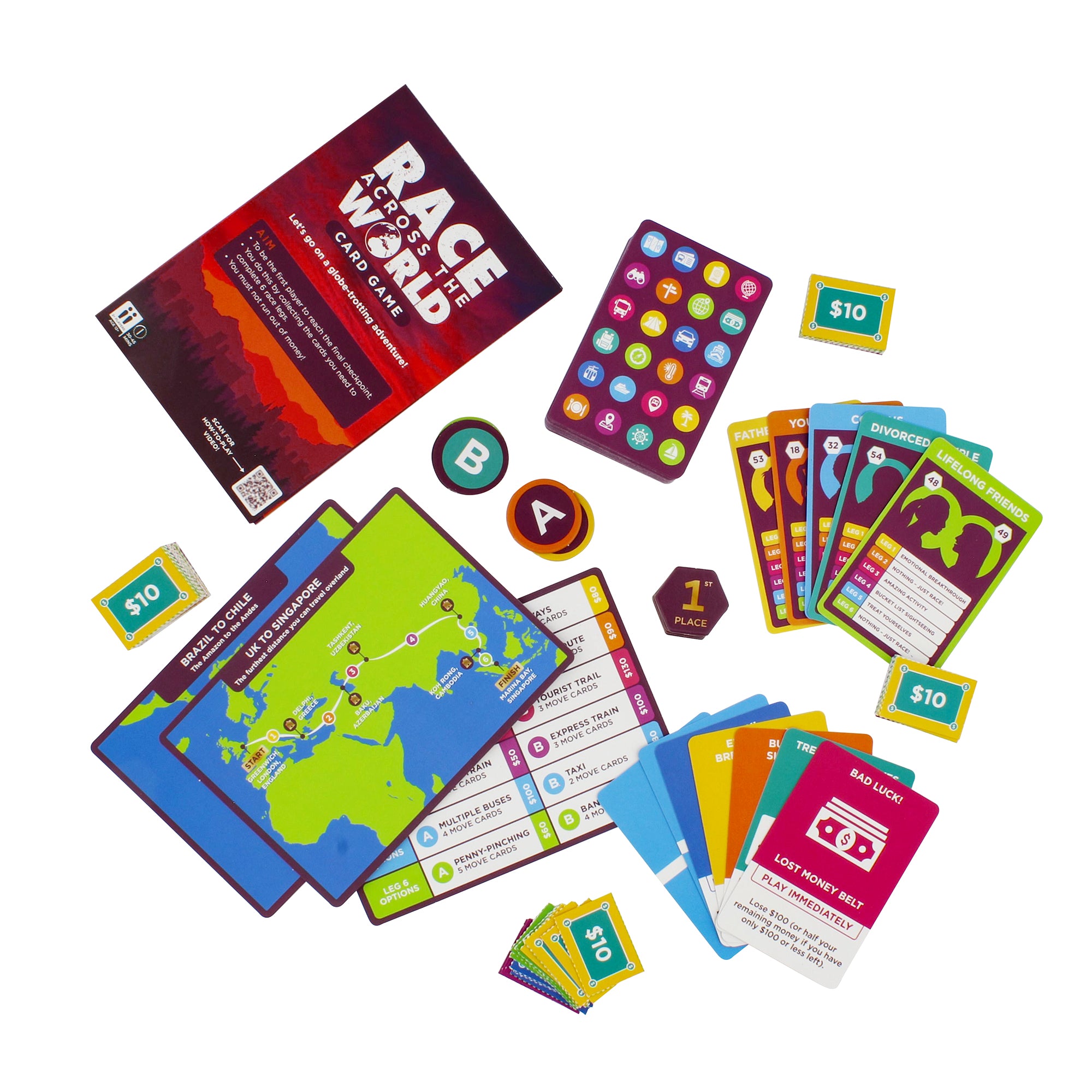 Race Across The World Card Game