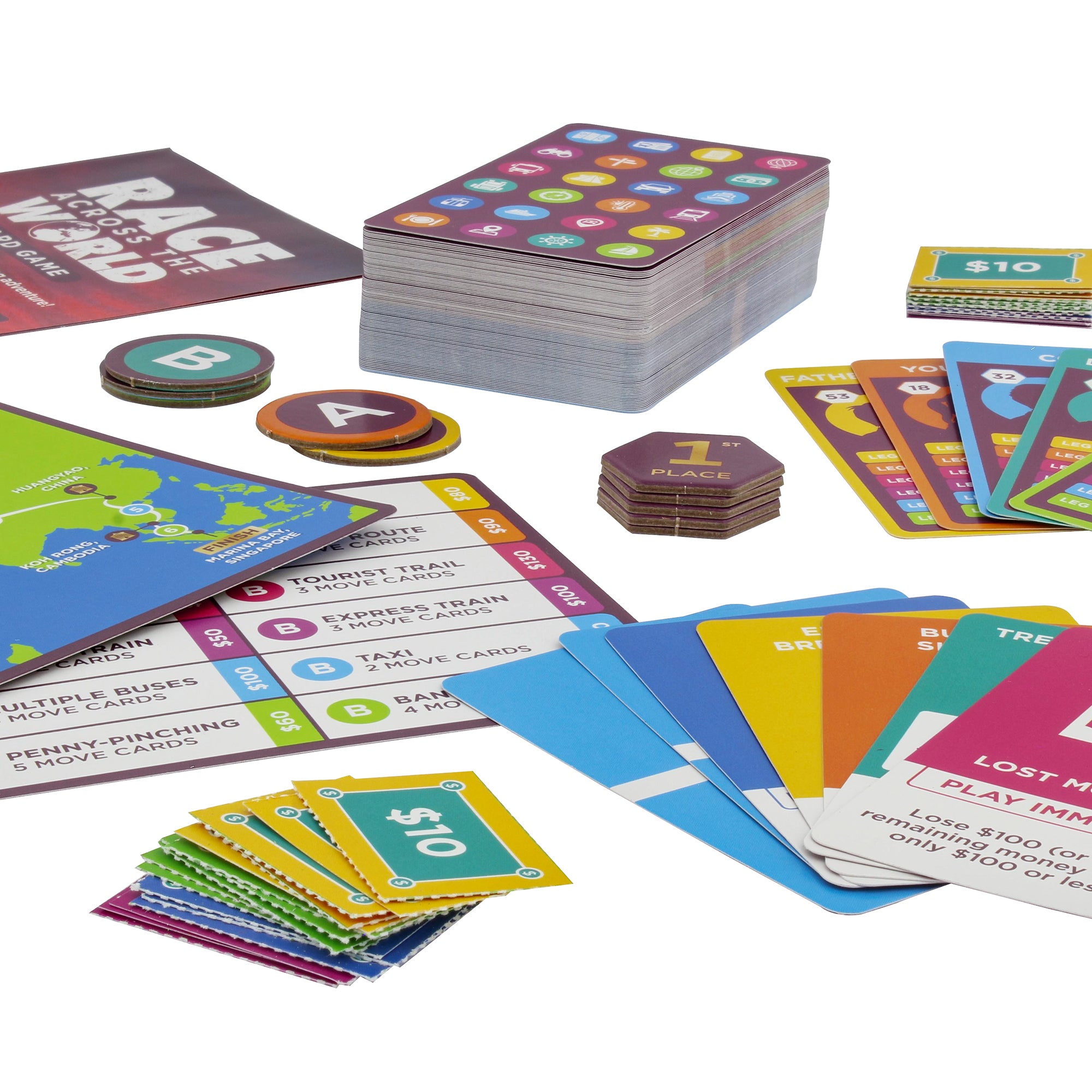 Race Across The World Card Game