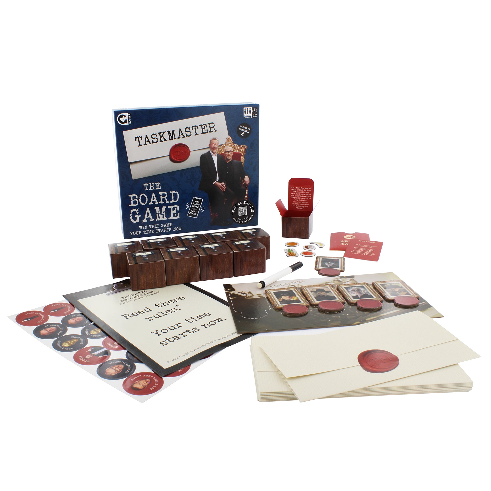 Fox Taskmaster Taskmaster Board Game | Family Party Game | Ginger Fox