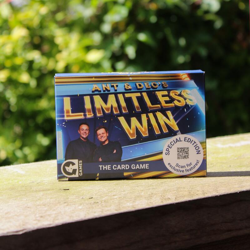 Limitless Win card game lifestyle photo of box outside