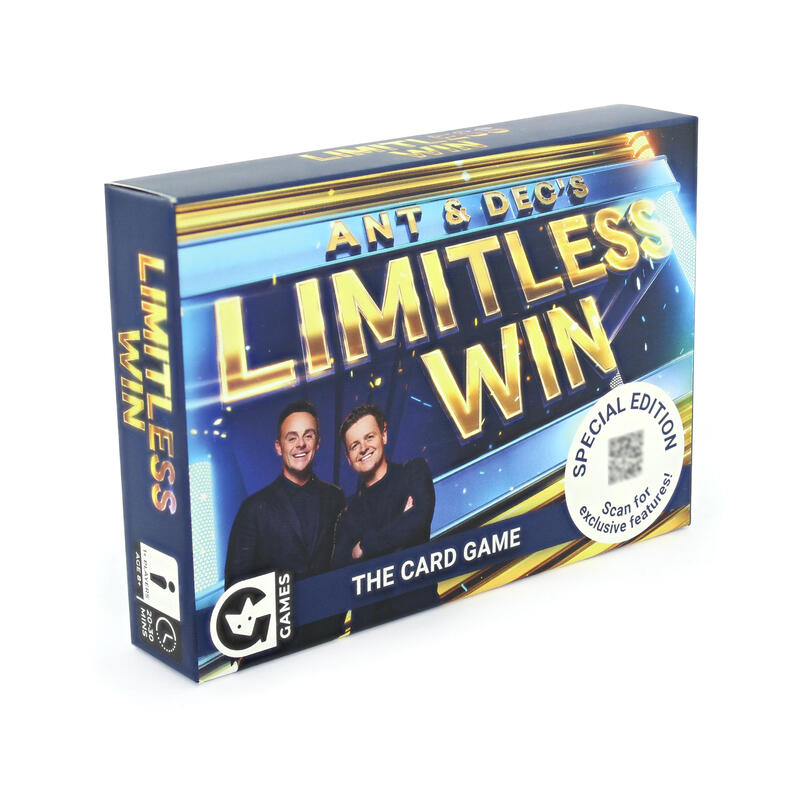 Limitless Win angled box white background