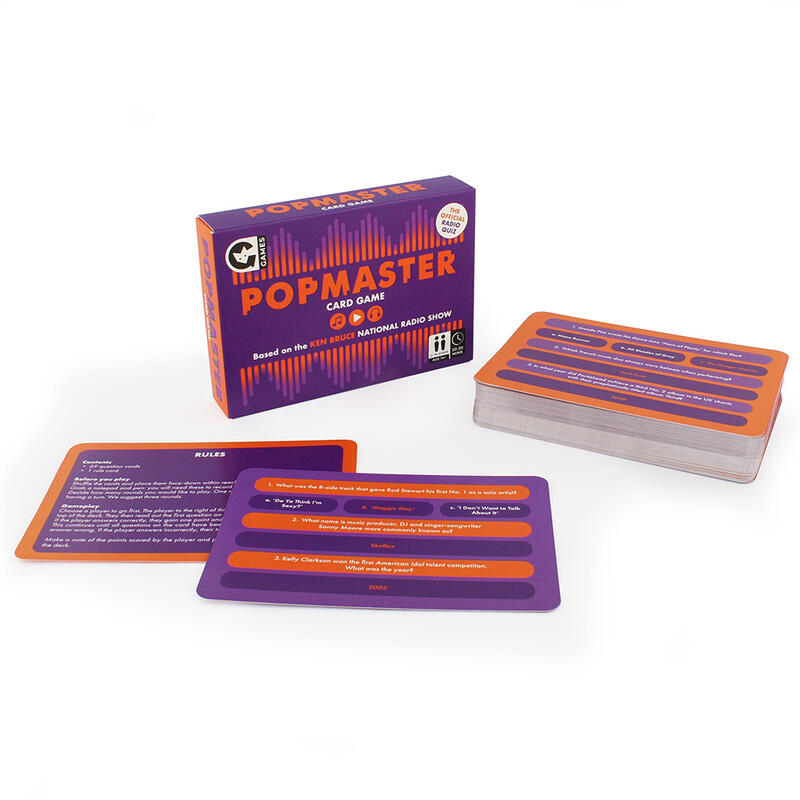 Ginger Fox Popmaster Card Game Box Front View