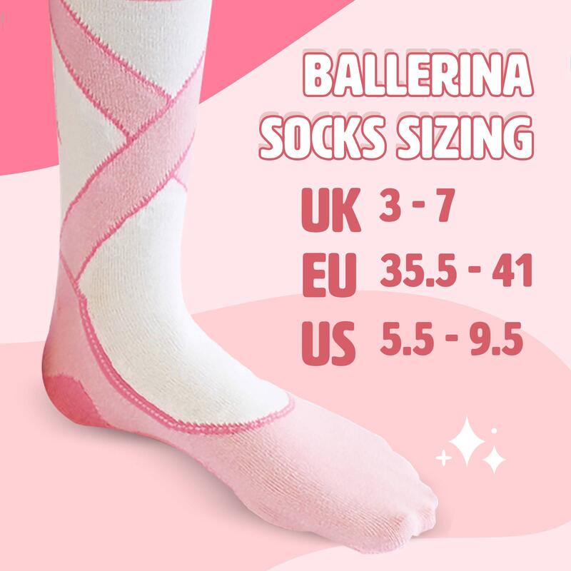 Novelty Ballerina Socks, Cute and Fun Gift